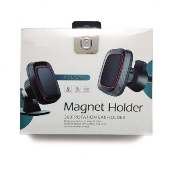 Wholesale 2 in 1 - Exchangeable Airvent Clip and Dashboard Mount Stand with Magnetic Cell Phone Holder (Black)